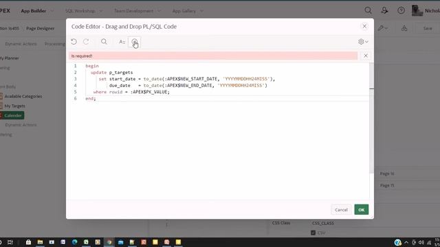 Oracle APEX 20 2 Weekly Tips for Beginners 14thJan How to set drag and drop on your Calendar Region смотреть онлайн