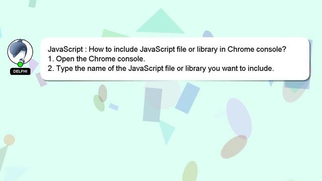 JavaScript : How to include JavaScript file or library in Chrome console? смотреть онлайн