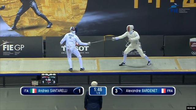 #22 Doha Men's Epee Grand Prix 2020 // semifinals смотреть онлайн