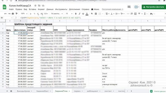 Рабочие журналы мобильных антиковидных бригад смотреть онлайн