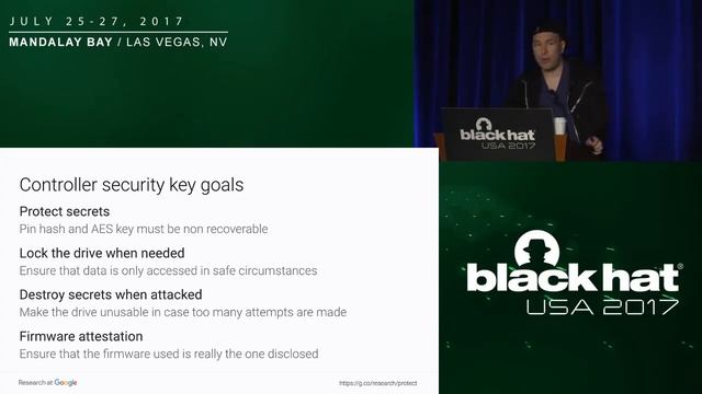 Attacking encrypted USB keys the hard(ware) way - Blackhat USA 2017 смотреть онлайн