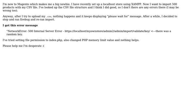 Magento: Error 500 internal server error validate key magento (2 Solutions!!) смотреть онлайн