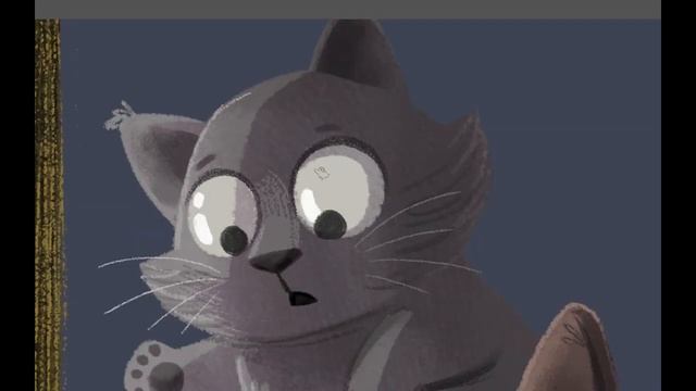 Cats and skunk - digital painting in Photoshop смотреть онлайн