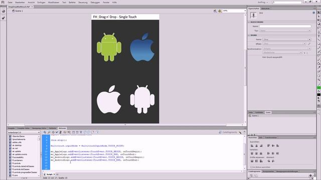 Drag and Drop - Multi Touch смотреть онлайн