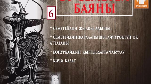 Бактыбек Максүтов / Эр Семетей баяны -6/ АУДИО КИТЕП смотреть онлайн