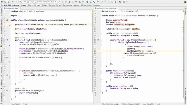 AAA - Part 13, Jetpack's ViewModel | Implementing ViewModel in MVVM смотреть онлайн