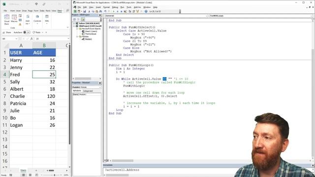 007 Excel VBA Do While Loop Dynamic Condition смотреть онлайн