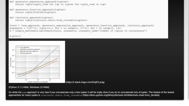 Concatenate tuples using sum() смотреть онлайн