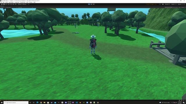 My RPG Game Creation Unity 3 (Added bow and arrow, blood splatter effects, and a fireball attack) смотреть онлайн