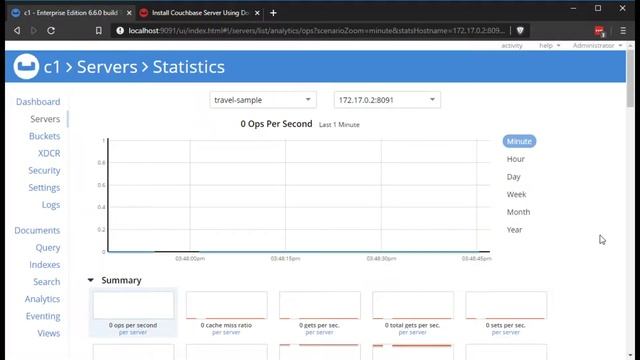 Simple Docker Cluster & Couchbase 6.6 - NoSQL database running in 3 nodes on a laptop смотреть онлайн