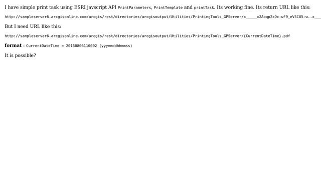 GIS: Renaming print task URL of ArcGIS API for JavaScript? смотреть онлайн