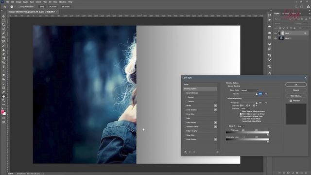 How To Use 'Blend If' - Powerful Photoshop Tool Explained смотреть онлайн