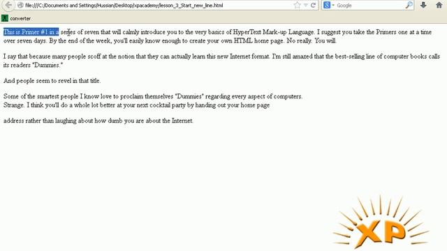 HTML tutorial for beginners - paragraph, line breaks, spacing and horizontal rule смотреть онлайн