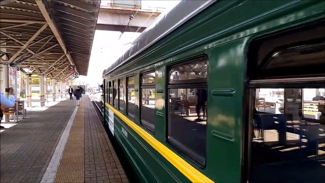 90 лет пригородному сообщению Москва - Мытищи. Электропоезд ЭР2К-980 отправляется со ст. Мытищи. смотреть онлайн