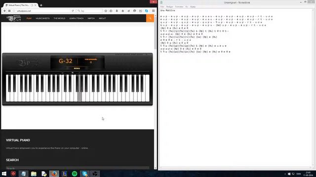 Virtual Piano - Ludovico, Una Mattina смотреть онлайн