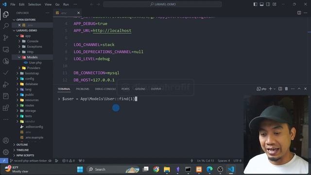 CRUD Mudah dengan Artisan Tinker di Laravel смотреть онлайн