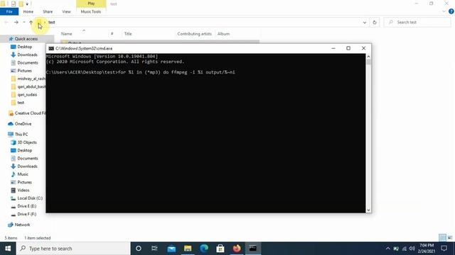 FFmpeg convert multiple audio files at once to other file format. смотреть онлайн