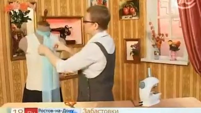 How to make and tie scarf Шарф-делаем и завязываем смотреть онлайн