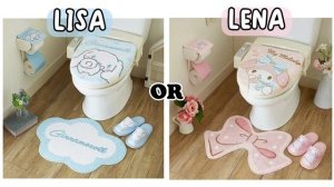 LISA OR LENA || cinnamoroll vs melody aesthetic ver. ⋆｡? °✩