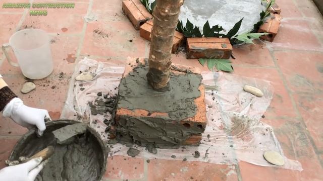 Techniques Construction Of Tables From Sand And Cement | Beautiful Interior Design Ideas смотреть онлайн