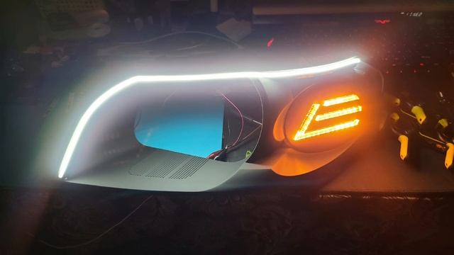 Установка линз, и изготовление 3D LED поворотов в Chevrolet Aveo Тюнинг фар своими руками смотреть онлайн