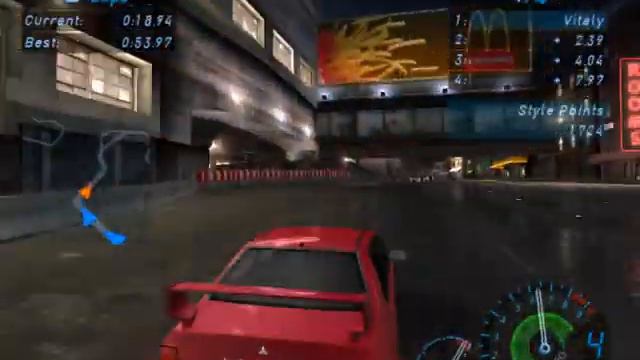 03' Mitsubishi Lancer ES (Need For Speed: Underground) смотреть онлайн