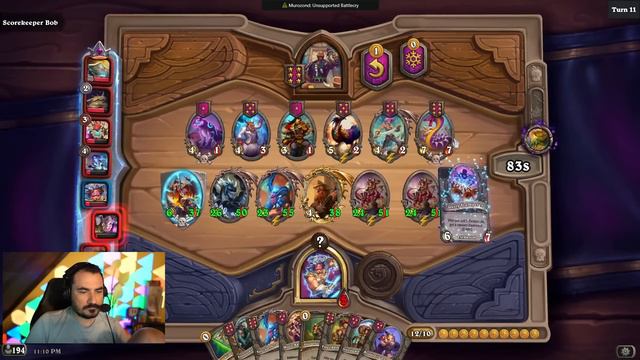 SERVER LAG = OP BUILD?! - Hearthstone Battlegrounds смотреть онлайн