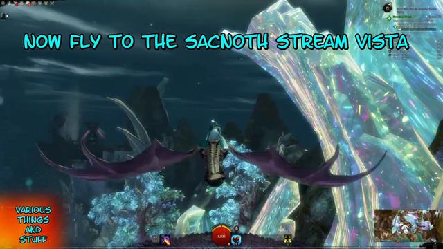 Guild Wars 2 Grothmar Valley Sacnoth Stream Using a Skyscale Vista & Ancient Coin смотреть онлайн