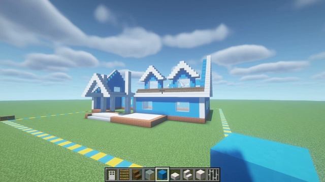 Minecraft Tutorial: How To Make The Hello Neighbour House Original 