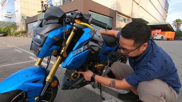 Honda MSX 125 Độ Phanh ABS, Độ Lùn và Bánh Lớn Siêu Ngầu. MSX125 Độ hơn 1 năm quay lại để Bảo Dưỡng смотреть онлайн