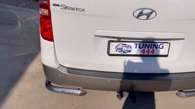 Обвес из нержавейки на Hyundai H1 Grand Starex.TUNING-444. смотреть онлайн