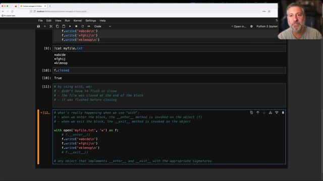 Understanding "with" and Python's context managers смотреть онлайн