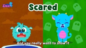 If You're Happy | Learn emotions! Happy, sad, scared, angry | Dragon Dee Nursery Rhymes & Kids Song