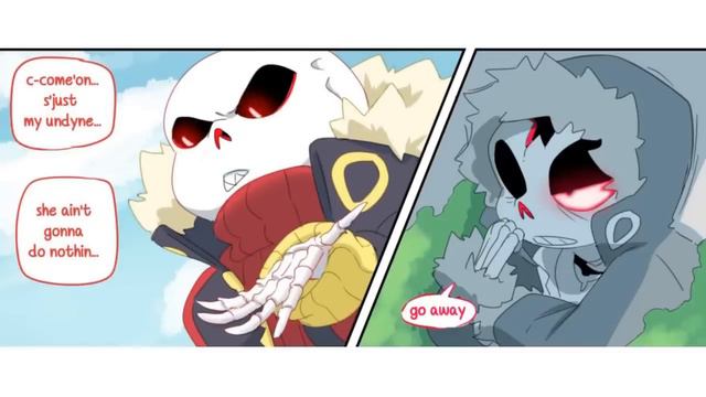 Sans meets Undyne【 Undertale Comic Dub 】 смотреть онлайн
