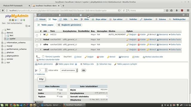 Phalcon PHP Ders 7 - Model Kullanımı смотреть онлайн