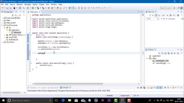 JavaFX Layout ScrollPane смотреть онлайн