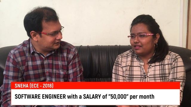SOFTWARE ENGINEER with a SALARY of "50,000" per month - Sneha (ECE - 2018) смотреть онлайн