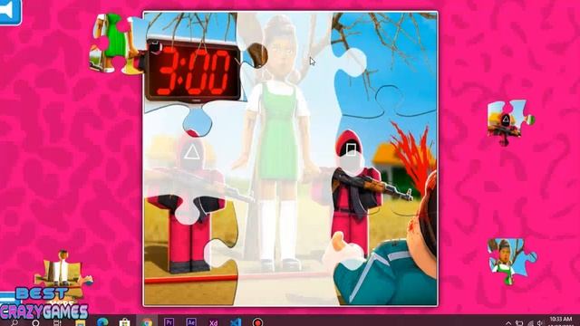 squid game jigsaw | Walkthrough BestCrazyGames смотреть онлайн