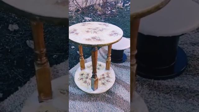 Столик со стульями из подручных средств☺️ смотреть онлайн