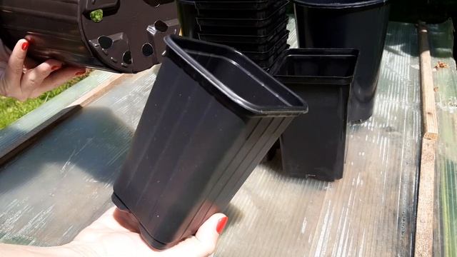 Круглый и квадратный горшок для РОЗ - 0,8 - 2литра, горшки для рассады с глубокой корневой системой смотреть онлайн