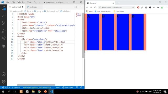 CSS 36-dars. Align-items смотреть онлайн