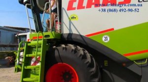 Видеообзор комбайна Claas Lexion 550 (2005)