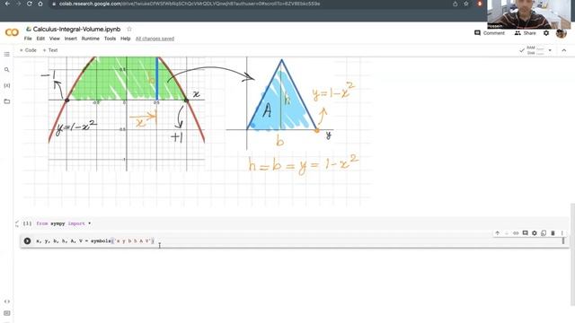 How to use python to solve the integral that calculates the volume of a solid смотреть онлайн