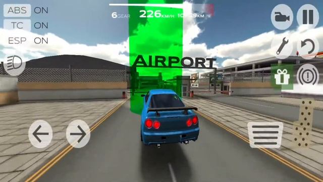 Extreme Car Driving Simulator - Audi R8 vs Paul Walker's Nissan Skyline R34 - Gameplay Android смотреть онлайн