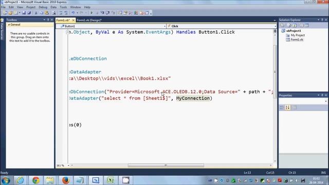 53 Visual Basic NET Tutorial 53 How to import excel file to datagridview in VB NET смотреть онлайн