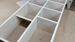 Скрытый крепёж полки, сборка полок на одном уровне