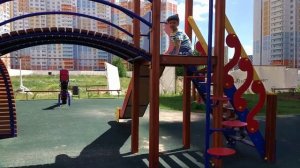 ЖК «Ярославский» (г. Мытищи). Прогулка с детьми по микрорайону. 2 часть