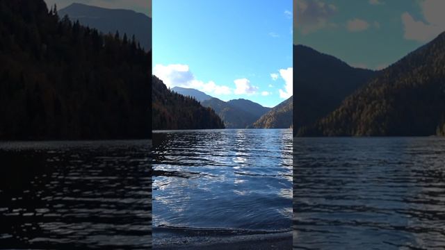 Озеро Рица, природная достопримечательность Абхазии смотреть онлайн