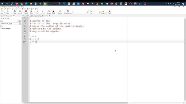 Calculate Lathe Compound Angle To Turn A Taper смотреть онлайн