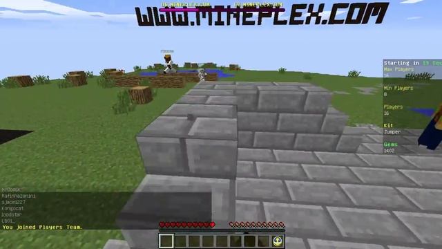 Minecraft.Мини игры на сервере Mineplex #1-серия смотреть онлайн